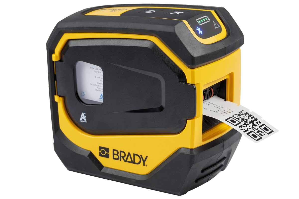 De Brady M511 draagbare printer.