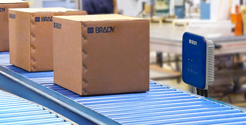 De IRX200 op een transportband